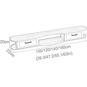 Meuble TV Meuble TV Unités Murales pour Salon Console Multimédia Meuble TV Flottant Meuble TV Mural pour Salon Salle De Diver