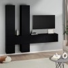 VEEKI Meuble TV, Meuble TV Suspendu, Meuble TV Industriel, Meuble TV Bois, Meuble Chambre, Convient pour Salon ou Chambre, Mu