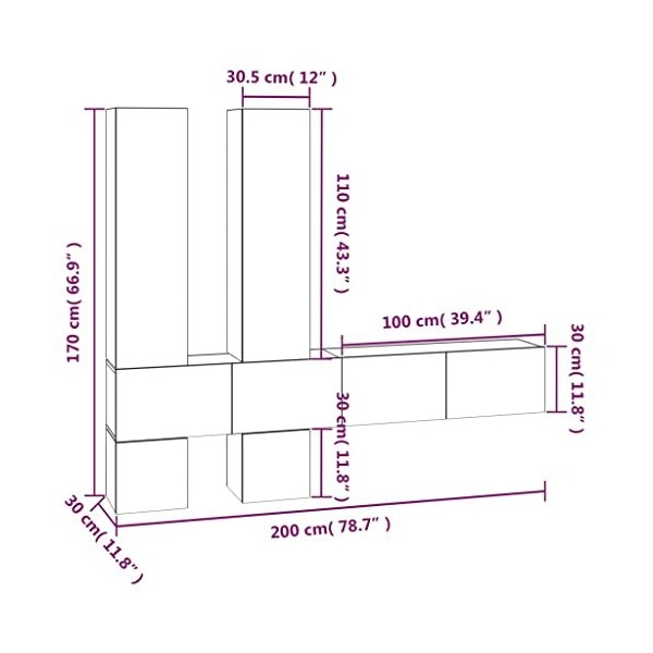 VEEKI Meuble TV, Meuble TV Suspendu, Meuble TV Industriel, Meuble TV Bois, Meuble Chambre, Convient pour Salon ou Chambre, Mu