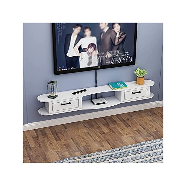 Meuble TV Meuble TV Unités murales pour Salon Console multimédia Meuble TV Flottant Meuble TV Mural pour Salon Salle de Diver