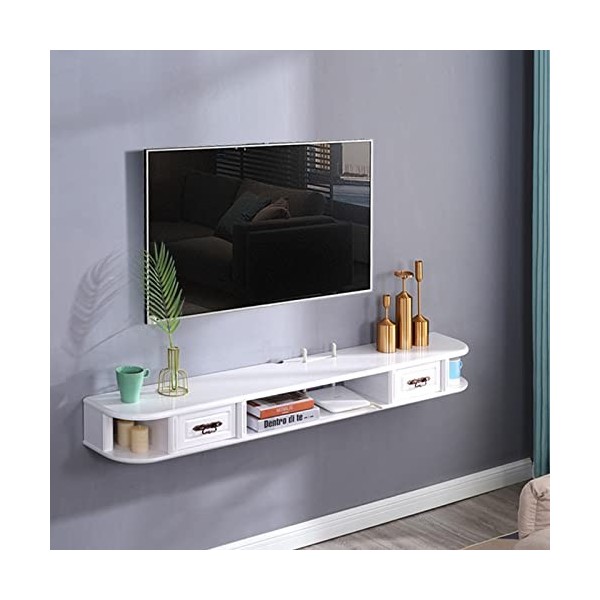 Meuble TV Mural Meuble TV Flottant,120/150Cm Étagère TV Murale Étagère Média Flottante Unité Console TV Meuble TV Mural Étagè