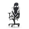 DXRacer loriginal Gladiator G001 Chaise Gaming, Simili Cuir, Noir-Blanc, Jusquà 2 m