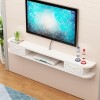 IAKAEUI Meuble TV Lowboard Meuble TV Flottant Armoire Flottante Console Multimédia Huche de Rangement sous La Télévision Cent
