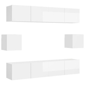 VEEKI Meuble TV, Meuble TV Suspendu, Meuble, Meuble TV avec Rangement，Meuble Industriel, Convient pour Salon ou Chambre, Ense