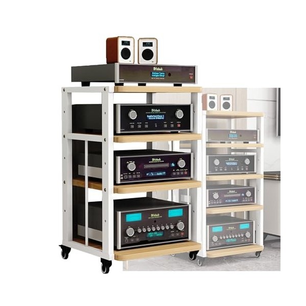 YCOVSFP Support Multimédia AV À 4 Niveaux, Support Dangle, Tour De Support Audio Stéréo, Sadapte Parfaitement Au Lecteur DV