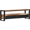 Meuble TV Salon Meuble TV Console Multimédia Meuble TV en Bois Massif 47,2" x11,8 x15,7 Bois de Sesham Massif Convient pour C