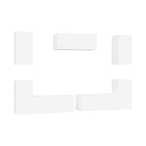 VEEKI Meuble TV, Meuble TV Suspendu, Meuble TV Industriel, Meuble TV Bois, Meuble Chambre, Convient pour Salon ou Chambre, En