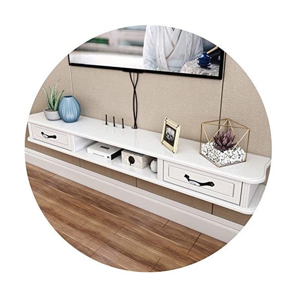 Meuble TV Moderne, Meuble TV Flottant Centre De Divertissement, Meuble TV Flottant pour TV, Salon Salle des Médias Chambre Et