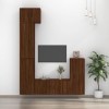 VEEKI Meuble TV, Meuble TV Suspendu, Meuble TV Industriel, Meuble TV Bois, Meuble Chambre, Convient pour Salon ou Chambre, En