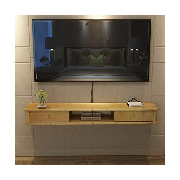 Console TV Flottante Support TV Support multimédia Mural Console Audio/vidéo Console multimédia Armoire TV Flottante Console 