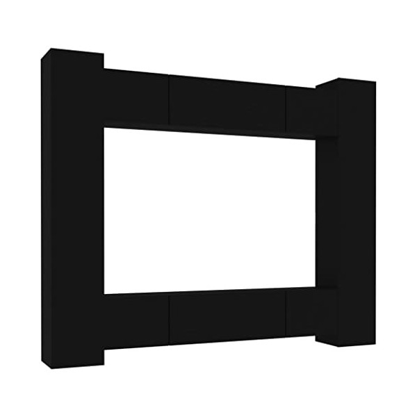 VEEKI Meuble TV, Meuble TV Suspendu, Meuble TV Industriel, Meuble TV Bois, Meuble Chambre, Convient pour Salon ou Chambre, En