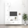 VEEKI Meuble TV, Meuble TV Suspendu, Meuble TV Industriel, Meuble TV Bois, Meuble Chambre, Convient pour Salon ou Chambre, En