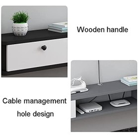 Meuble TV Meuble TV Unités Murales pour Salon Meuble TV Flottant Meuble TV Mural Étagère pour Centre De Divertissement De Sal