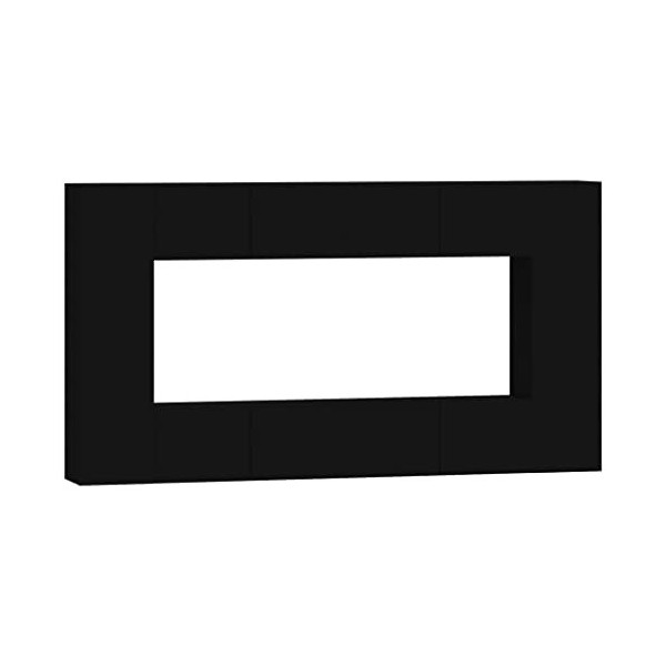 VEEKI Meuble TV, Meuble TV Suspendu, Meuble TV Industriel, Meuble TV Bois, Meuble Chambre, Convient pour Salon ou Chambre, En