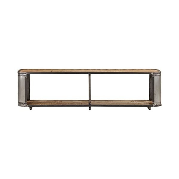 DCRAF Home Hardware Businese Meuble TV en manguier massif 150 x 30 x 40 cm