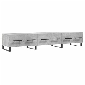 RAUGAJ Home Hardware Businese Meuble TV en bois dingénierie Gris béton 150 x 36 x 30 cm