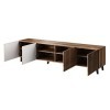 Best Mobilier - Come - Meuble TV - Bois - 200 cm - Style Contemporain - Bois