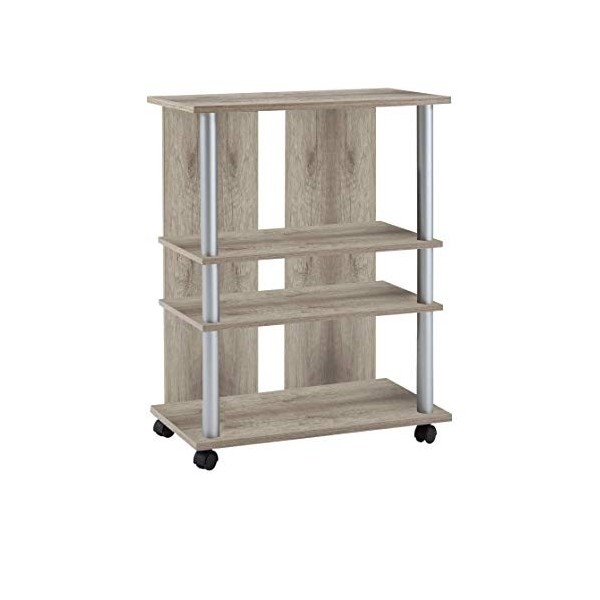 FMD Möbel 205-007_ei Variant 7 Meuble TV Panneaux Mélaminiques Chêne 65 x 40 x 85 cm