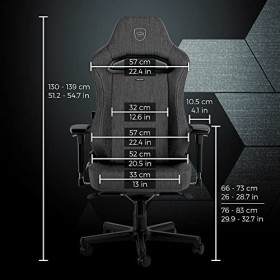 Noblechairs Hero St TX Gaming Chair - Chaise de Bureau Ergonomique - Chaise Gamer - Fauteuil de Bureau - Chaise de Gaming PC 
