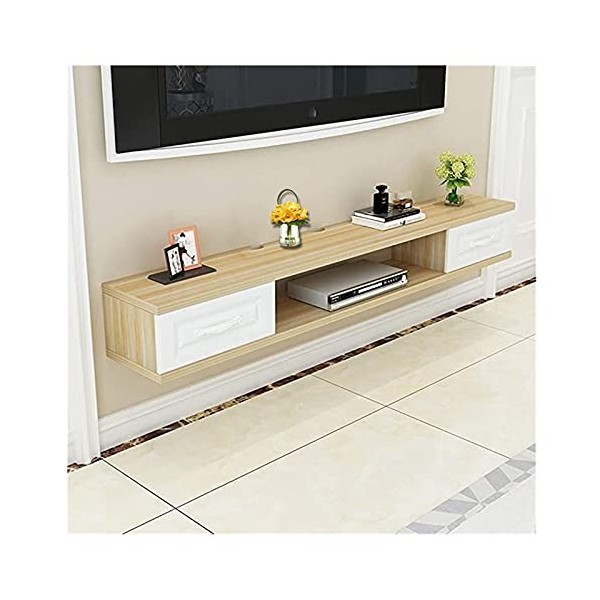 Mur flottant LA TÉLÉ Cabinet moderne flottant LA TÉLÉ Stand Console Mobilier LA TÉLÉ Supports LA TÉLÉ Board Rack Media Consol