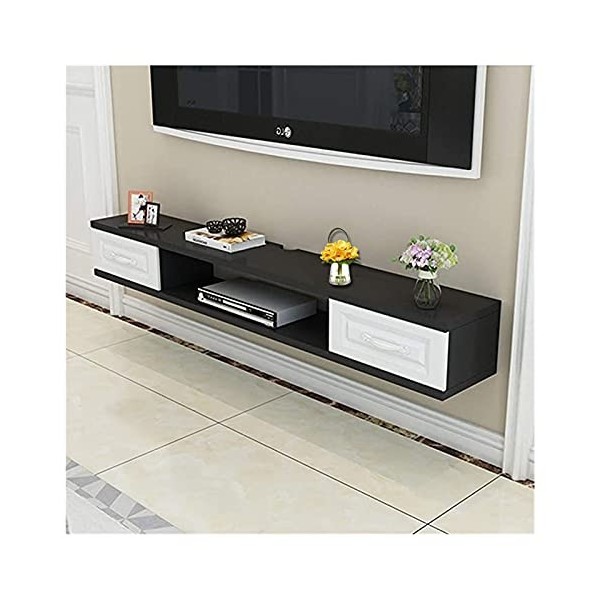 Mur flottant LA TÉLÉ Cabinet moderne flottant LA TÉLÉ Stand Console Mobilier LA TÉLÉ Supports LA TÉLÉ Board Rack Media Consol