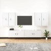 VEEKI Meuble TV, Meuble TV Suspendu, Meuble TV Industriel, Meuble TV Bois, Meuble Chambre, Convient pour Salon ou Chambre, En