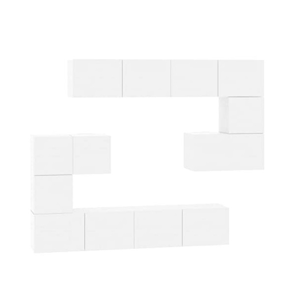 VEEKI Meuble TV, Meuble TV Suspendu, Meuble TV Industriel, Meuble TV Bois, Meuble Chambre, Convient pour Salon ou Chambre, Mu