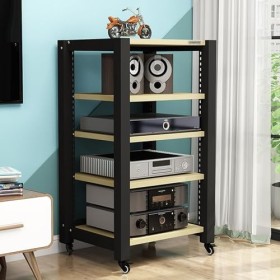 Support Multimédia À Plusieurs Niveaux, Étagère Dangle, Support Audio/vidéo, Armoire À Composants Stéréo, Étagères De Rangem