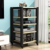 Support Multimédia À Plusieurs Niveaux, Étagère Dangle, Support Audio/vidéo, Armoire À Composants Stéréo, Étagères De Rangem
