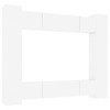 ARKEM Ensemble de Meubles TV 8 pcs Blanc Brillant Bois dingénierie,Meuble TV,Table Basse Salon Meuble TV,Table Basse LED Cou