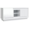 vidaXL Meuble TV Gris béton 102x35x45 cm Bois dingénierie