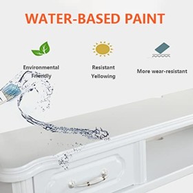 StrOux Meuble TV Flottant Meuble TV Flottant avec 2 tiroirs Étagère TV Flottante Murale Divertissement Media Console Meuble d