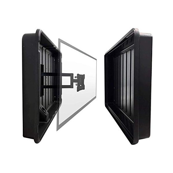 Storm Shell Coque Rigide dextérieur pour télévision – Protection résistante aux intempéries pour télévision – Se Fixe Direct