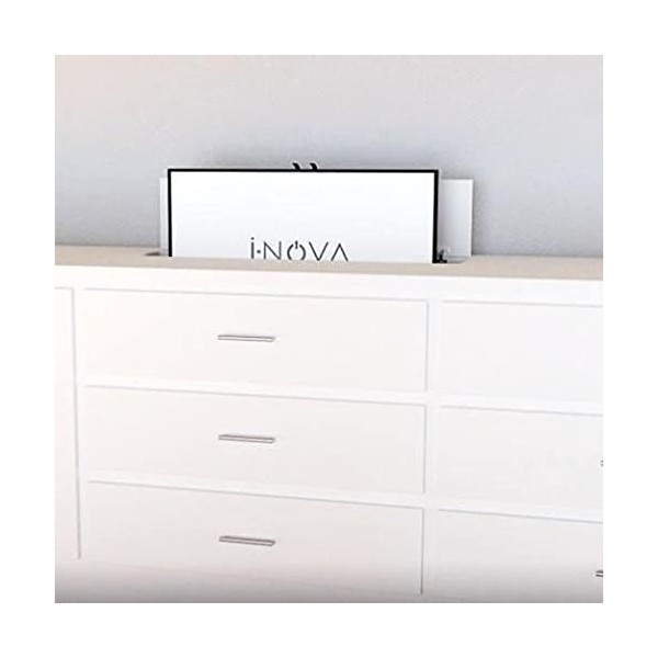 I-NOVA I8 Touch Support TV motorisé Ascenseur pour téléviseur 32"-70" TV Lift VESA 600X400mm mémoire Tactile, Ultra Silencieu