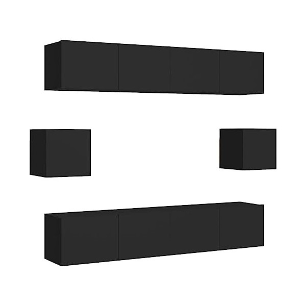 VEEKI Meuble TV, Meuble TV Suspendu, Meuble, Meuble TV avec Rangement，Meuble Industriel, Convient pour Salon ou Chambre, Ense