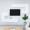 VEEKI Meuble TV, Meuble TV Suspendu, Meuble TV Industriel, Meuble TV Bois, Meuble Chambre, Convient pour Salon ou Chambre, Mu