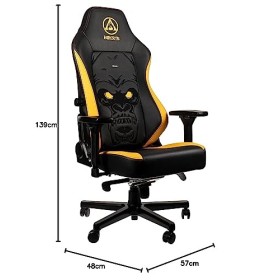 noblechairs Hero, Chaise Gaming Confortable, Chaise de Bureau Ergonomique, Siege Gamer, Gaming Chair, Fauteuil Ergonomique, C