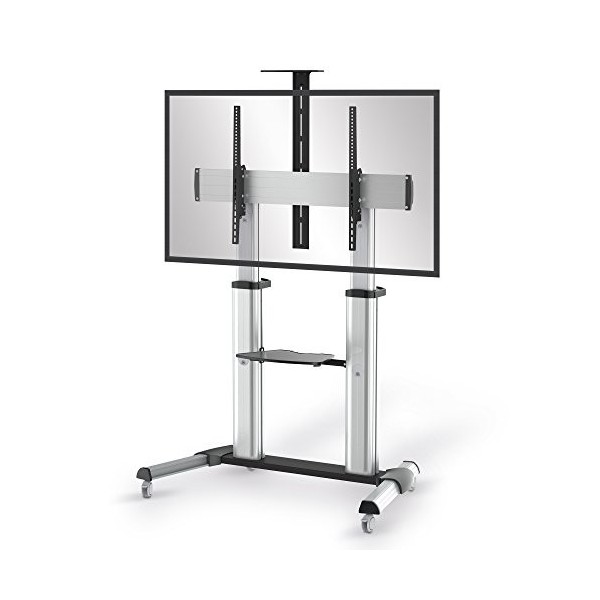 conecto CC50014 Support TV professionnel pour écrans plats LM-FS03G Ø 140-254 cm 55-100 " , VESA1000x600, aluminium, haute