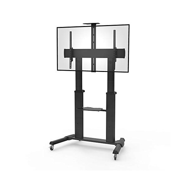 conecto CC50014 Support TV professionnel pour écrans plats LM-FS03G Ø 140-254 cm 55-100 " , VESA1000x600, aluminium, haute