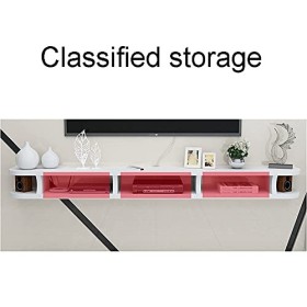 Meuble TV Meuble TV Unités Murales pour Salon Console TV Meuble TV Meuble Mural Convient pour Salon Chambre Bureau/a/140X22X1