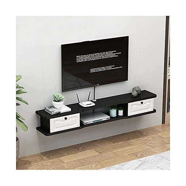 StrOux Meuble TV Flottant Meuble Meuble TV Meuble TV Mural pour Salon Media Console Meuble TV Meuble Mural pour Salon Chambre