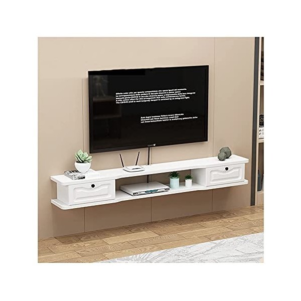 StrOux Meuble TV Flottant Meuble Meuble TV Meuble TV Mural pour Salon Media Console Meuble TV Meuble Mural pour Salon Chambre