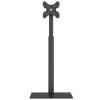 FITUEYES Support TV Pied avec Piédestal en Verre Trempé Pied TV Pivotant pour Téléviseur de 19-43 Pouce Ecran LED LCD Plasma 