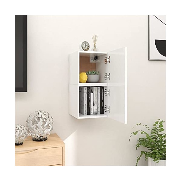 CANLAY Meubles TV Meuble TV Mural Grand Espace de Rangement Meuble Television Table TV Salon Table Television Meubles TV mura