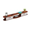 Meuble TV Flottant Meuble Meuble TV Flottant, Conception de Porte darmoire fermée décodeurs en Bois étagère de Rangement mul