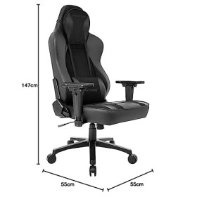 AKRacing Gaming Chair AK Racing Office Siège, Cuir synthétique polyuréthane , Daim Doux au Toucher, Taille Unique