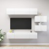 VEEKI Meuble TV, Meuble TV Suspendu, Meuble, Meuble TV avec Rangement，Meuble Industriel, Convient pour Salon ou Chambre, Ense