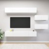 VEEKI Meuble TV, Meuble TV Suspendu, Meuble, Meuble TV avec Rangement，Meuble Industriel, Convient pour Salon ou Chambre, Ense