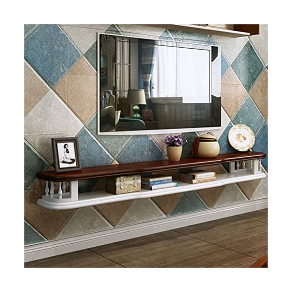 StrOux Meuble TV Flottant Meuble TV Flottant Mural Meuble TV Flottant Unité de Divertissement TV Centre de Console média Gran