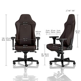 noblechairs Hero Chaise de Gaming - Chaise de Bureau - Cuir Synthétique PU - Êdition Java